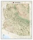 National Geographic Arizona Wall Map - Laminated (33 X 40.5 In) (National Geographic Reference Map) Cover Image