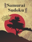 Samurai Sudoku: Book of 500 Puzzles, Overlapping in 100 Samurai Games. Three Difficulty Levels: Easy, Medium, Hard. Cover Image
