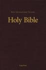NIV, Pew and Worship Bible, Large Print, Hardcover, Burgundy Cover Image