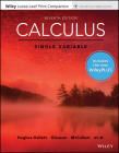 Calculus: Single Variable By Deborah Hughes-Hallett, Andrew M. Gleason, William G. McCallum Cover Image