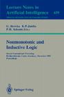 Nonmonotonic and Inductive Logic: Second International Workshop, Reinhardsbrunn Castle, Germany, December 2-6, 1991. Proceedings Cover Image