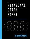 Hexagonal Graph Paper Notebook: 0.2 hexagon grid perfect for organic chemistry, tiling & mosaics, RPG and Strategy gaming, crochet & bead work design By Arizona Summer Cover Image