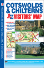 Cotswolds & Chilterns A-Z Visitors' Map By Geographers' A-Z Map Co Ltd Cover Image