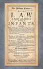 The Infants Lawyer: Or the Law (Ancient and Modern) Relating to Infants. Setting Forth Their Priviledges ... with Many Additions of Late A By Samuel Cater, Morris L. Cohen (Introduction by) Cover Image