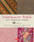 Indonesian Batik Gift Wrapping Papers - 12 Sheets: High-Quality 18 X 24 Inch (45 X 61 CM) Wrapping Paper Cover Image