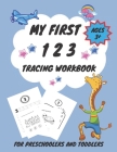 My First 1 2 3 Tracing Workbook For Preschoolers and Toddlers AGES 3+: My First Handwriting Workbook Learn to Write Workbook - From Fingers to Crayons Cover Image