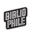 Bibliophile Sticker (Stacked) Cover Image