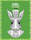 Adult Coloring Book for Pencils and Markers - Animal - Thick Lines By Kerry Wiggins Cover Image