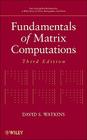 Fundamentals of Matrix Computations By David S. Watkins Cover Image