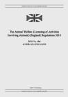 The Animal Welfare (Licensing of Activities Involving Animals) (England) Regulations 2018 Cover Image