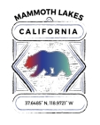 Mammoth Lakes California: Notebook For Camping Hiking Fishing and Skiing Fans. 7.5 x 9.25 Inch Soft Cover Notepad With 120 Pages Of College Rule By Delsee Notebooks Cover Image
