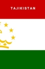 Tajikistan: Country Flag A5 Notebook to write in with 120 pages By Travel Journal Publishers Cover Image