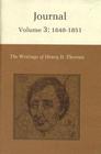 The Writings of Henry David Thoreau, Volume 3: Journal, Volume 3: 1848-1851. (Writings of Henry D. Thoreau #9) Cover Image