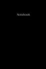 notebook: Black Cover Plain Notebook By Thomdanai Promlungka Cover Image
