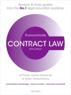 Contract Law Concentrate: Law Revision and Study Guide By Jill Poole, James Devenney, Adam Shaw-Mellors Cover Image