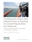 Developing the Great Lakes National Center of Expertise for Oil Spill Preparedness and Response: An Opportunity to Reduce Risk and Impacts of Future S By Anna Jean Wirth, Dulani Woods, Katherine Anania Cover Image
