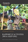 Rapport d'activités 20016 ASEP ONG: Pour un Développement durable By Dieudonné Wekokpame Cover Image