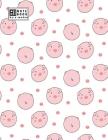 Notebook: Cute pig cover and Dot Graph Line Sketch pages, Extra large (8.5 x 11) inches, 110 pages, White paper, Sketch, Draw an Cover Image