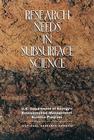 Research Needs in Subsurface Science Cover Image