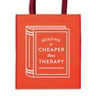 Reading is Cheaper Than Therapy Reusable Shopping Bag Cover Image