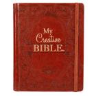 KJV Holy Bible, My Creative Bible, Faux Leather Hardcover - Ribbon Marker, King James Version, Toffee Brown W/Elastic Closure  Cover Image
