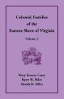 Colonial Families of the Eastern Shore of Virginia, Volume 2 Cover Image