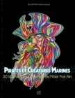 Pirates et Créatures Marines: Livre de Coloriage Mandala pour Adultes et Ados 30 illustrations à Colorier en mode Pop Art 62 pages 21,59 x 27,94 cm Cover Image