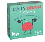 Daily Brain Games 2025 Day-to-Day Calendar: Energize your mind, one puzzle at a time! By HappyNeuron Cover Image