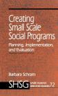Creating Small Scale Social Programs: Planning, Implementation, and Evaluation (Sage Human Services Guides #72) Cover Image