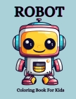 Robot Coloring Book Cover Image