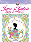 Creative Haven Jane Austen Witty & Wise Coloring Book (Creative Haven Coloring Books) By Marty Noble Cover Image