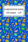 Composition Book: Pattern for Brazil Carnival: Brazilian Carnival 2020/120 pages/6/9, Soft Cover, Matte Finish By Brazilian Carnival Journals Cover Image