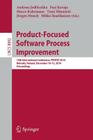 Product-Focused Software Process Improvement: 15th International Conference, Profes 2014, Helsinki, Finland, December 10-12, 2014, Proceedings By Andreas Jedlitschka (Editor), Pasi Kuvaja (Editor), Marco Kuhrmann (Editor) Cover Image