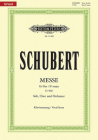 Mass E Flat D950 (Vocal Score): For Satb Soli, Satb Choir and Orchestra, Urtext (Edition Peters) Cover Image