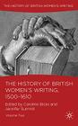 The History of British Women's Writing, 1500-1610: Volume Two Cover Image