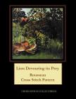 Lion Devouring its Prey: Rousseau Cross Stitch Pattern By Kathleen George, Cross Stitch Collectibles Cover Image