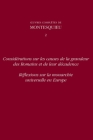 Spicilege: Considerations Sur Les Causes de la Grandeur Ees Romains Et de Leur Decadence Et Reflexions Sur La Monarchie Universel (Oeuvres Completes de Montesquieu) By Charle de Secondat Baron de Montesquieu, Rolando Minuti (Editor), Salvatore Rotta (Editor) Cover Image