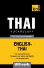 Thai vocabulary for English speakers - 5000 words By Andrey Taranov Cover Image