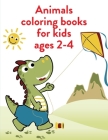 Animals Coloring Books For Kids Ages 2-4: Creative haven christmas inspirations coloring book Cover Image