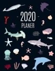 Fisch Planer 2020: Wochenplaner 2020 - Monatsplaner 12 Monate Organizer - Einfacher Überblick über die Terminpläne - Agenda mit Raum für By Kuhab Design Cover Image