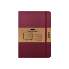 Moustachine Classic Linen Hardcover Burgundy Lined Medium By Moustachine (Designed by) Cover Image