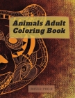 Animals Adult Coloring Book Cover Image