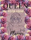 Queen Board Vision Planner: Amaizing Journal - Vision Board Book-Positive Affirmations Journal - 8.5