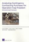 Analyzing Contingency Contracting Purchases for Operation Iraqi Freedom (Unrestricted Version) Cover Image