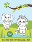 Coloring Book For Teenage Girls 12-16: 30 Elephant-Themed Coloring Pages - Gift for Teenagers By Smiling Llamas Publishing Cover Image