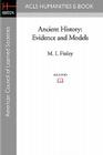 Ancient History: Evidence and Models By M. I. Finley Cover Image