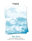 Blue Clouds Stationery Paper: Aesthetic Letter Writing Paper for Home, Office, Letterhead Design, 25 Sheets Cover Image