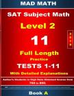 2018 SAT Subject Math Level 2 Book A Tests 1-11 By John Su Cover Image
