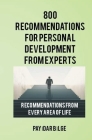 800 Recommendations for Personal Development from Experts Cover Image