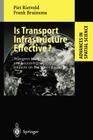 Is Transport Infrastructure Effective?: Transport Infrastructure and Accessibility: Impacts on the Space Economy (Advances in Spatial Science) Cover Image